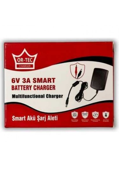 Ortec 6V 3Ah Akü Şarj Cihazı