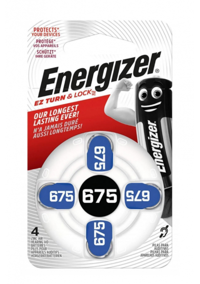 Energizer 675 Numara İşitme Cihazı Pili 4 Adet