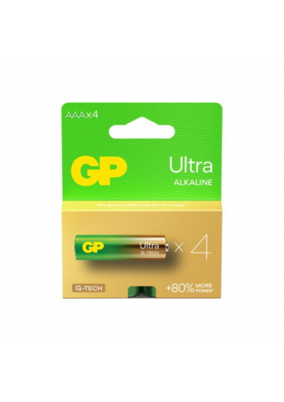 GP LR03 ULTRA ALKALİN İNCE KALEM PİL 4'LÜ BLİSTER