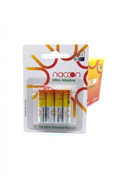 Naccon Ultra Alkalin AAA İnce Kalem Pil 4'lü Paket (LR03)