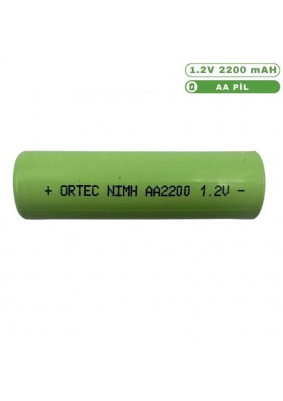 ORTEC NIMH AA 2200 MAH 1.2V