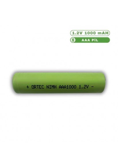 ORTEC NIMH AAA 1000 MAH 1.2V