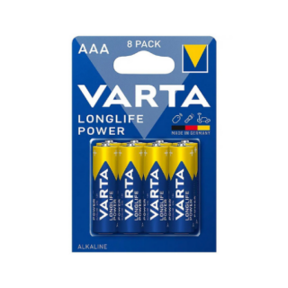 Varta 4903 Longlife Power AAA İnce Kalem Pil 8'li Paket (Blister)