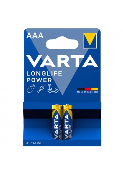 Varta 4903 Longlife Power Alkalin AAA İnce Kalem Pil 2'li Paket (Blister)