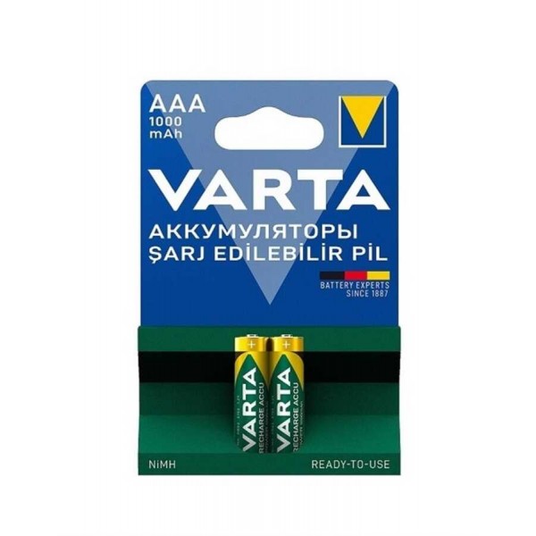 Varta 5703 AAA 1000mah Şarjlı İnce Pil 2li Blister Ambalaj