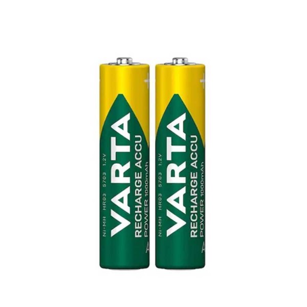Varta 5703 AAA 1000mah Şarjlı İnce Pil 2li Blister Ambalaj