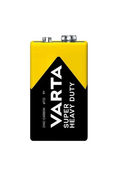 Varta Superlife 9v Çinko Karbon Pil Tekli Shrink Ambalaj