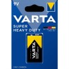 Varta Superlife / Super Heavy Duty 9V Çinko Karbon Pil Tekli Blister
