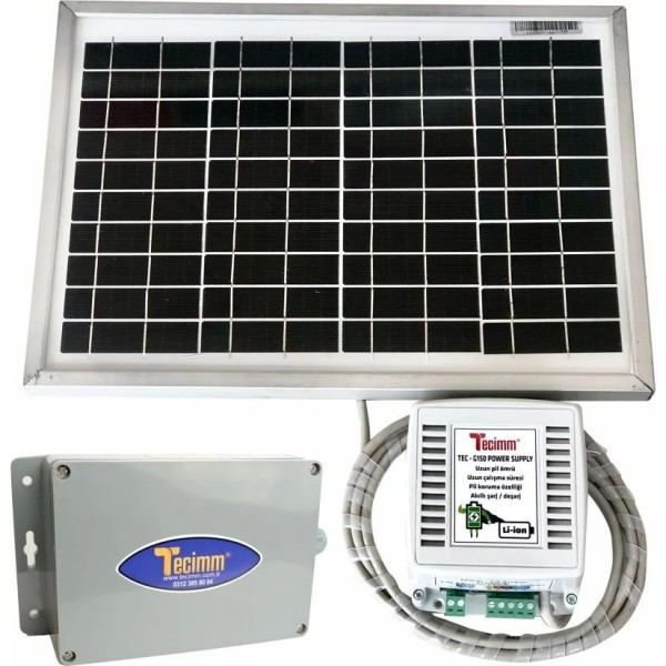 TEC G140 GÜNEŞ PANELLİ GÜÇ KAYNAĞI - 12V Li-İON PİLLİ