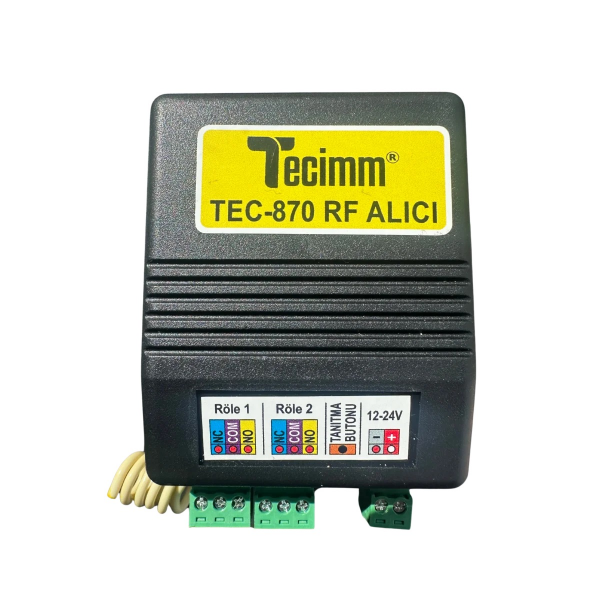 TEC 870 KRİPTOLU RF ALICI