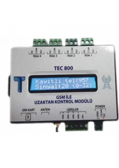 TEC 800 GSM UZAKTAN KAPI KONTROL MODÜLÜ