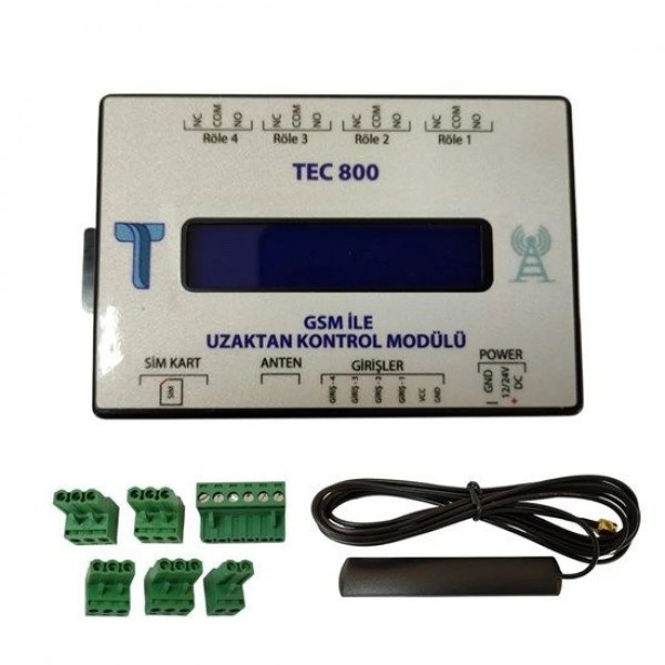 TEC 800 GSM UZAKTAN KAPI KONTROL MODÜLÜ