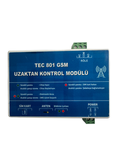 TEC 801 GSM TELEFONLA KAPI AÇMA MODÜLÜ
