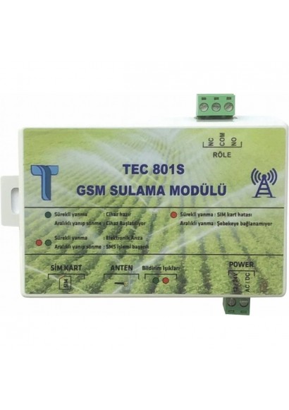 TEC 801-S GSM TELEFONDAN SULAMA MODÜLÜ