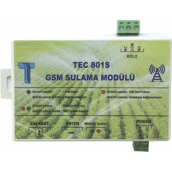 TEC 801-S GSM TELEFONDAN SULAMA MODÜLÜ