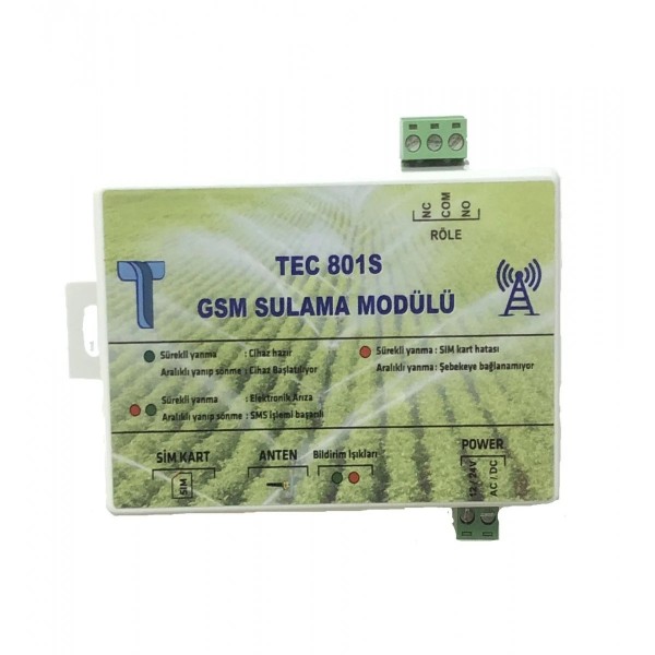 TEC 801-S GSM TELEFONDAN SULAMA MODÜLÜ